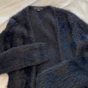 Fuzzy cardigan